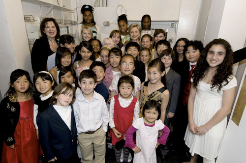 Hillary Clinton and West LA Children's Choir